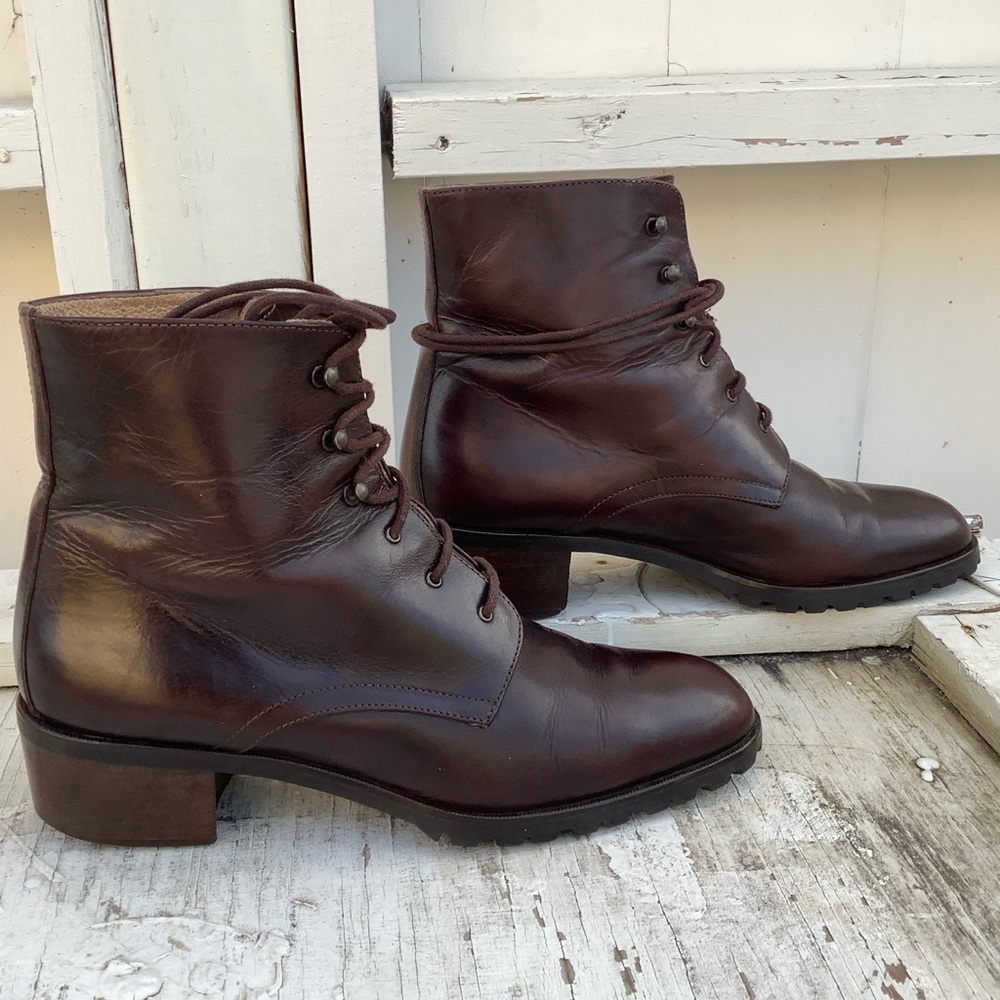 Joan & David leather Booties 🤎 - Picture 4 of 8